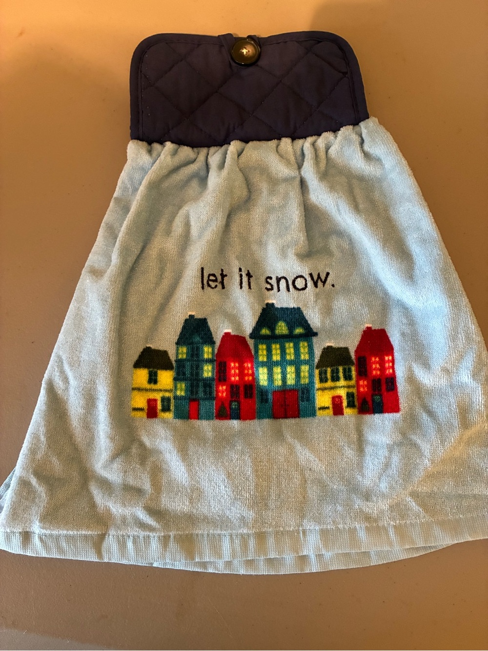 Merry Moments Hanging Towel